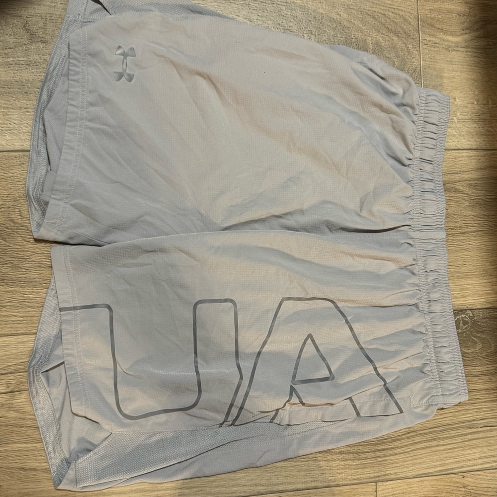 LG Men's Light Gray Athletic Shorts